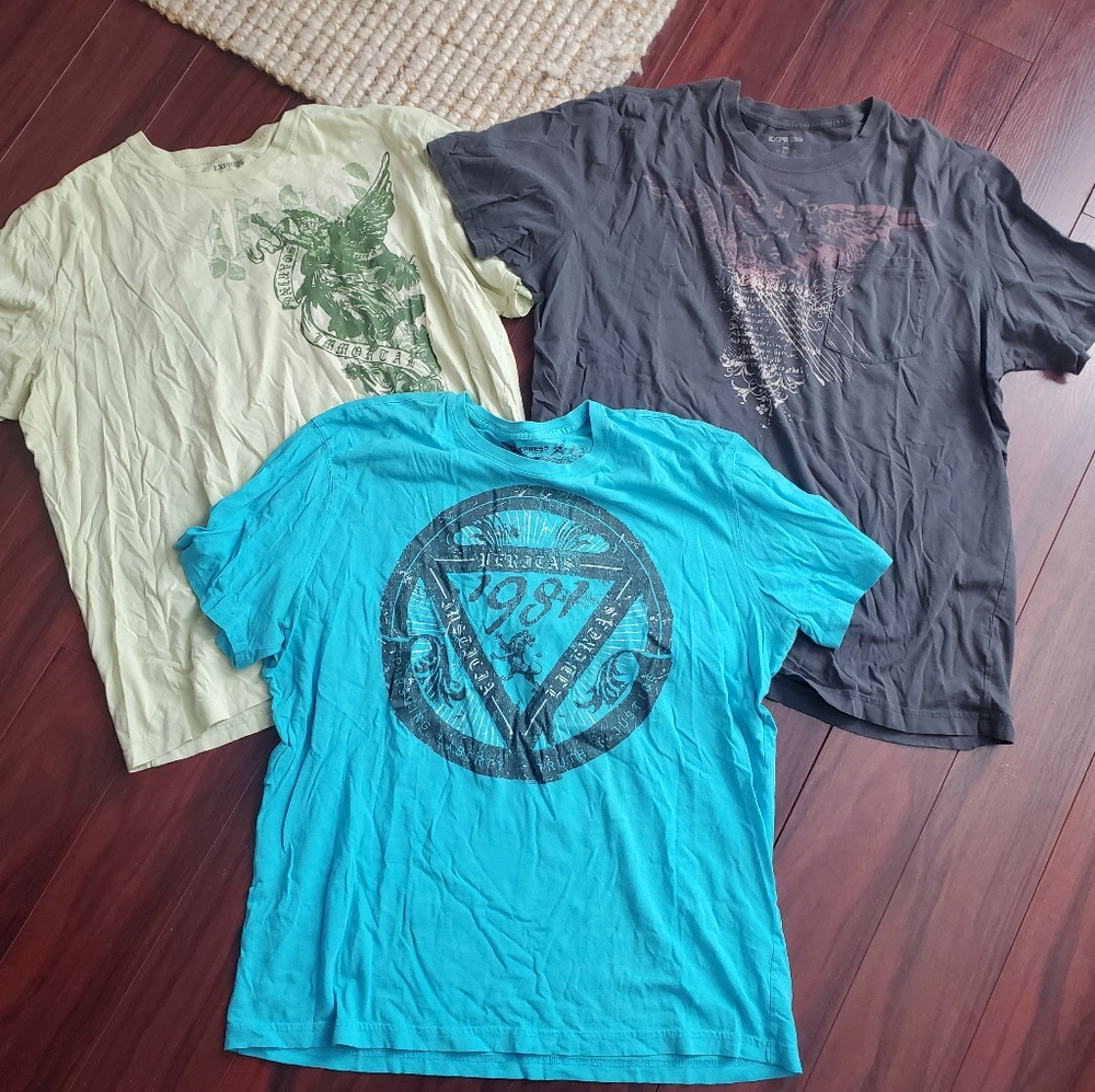 Men's Express SS T Shirts 3 XXL - Picture 2 of 4